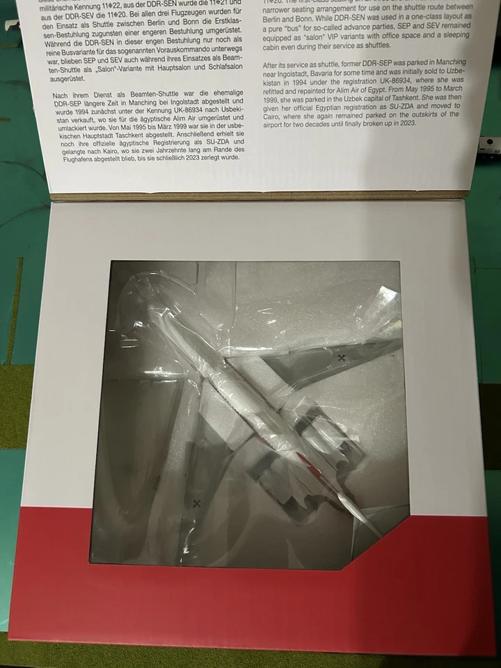 Herpa 573412 1/200 Diecast Luftwaffe Fuerza Aérea Alemana Ilyushin IL-62M 11+22 Foto 2 de 4