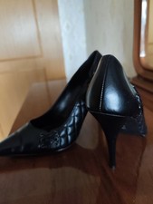 High Heels Pumps Damenschuhe Schwarz Größe 39 Kunstleder