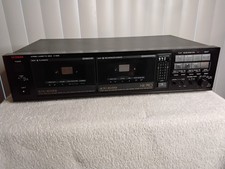 Vintage Luxman K-110W HX Pro Auto Reverse Dual Cassette Player Recorder Deck