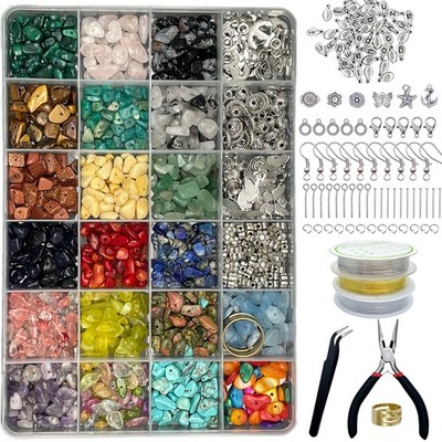 Jewelry Making Supplies Kit Bead Making Tools Jewelry Plier Crystal Beads 1587