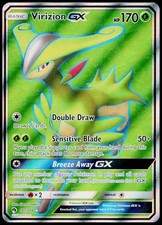 Virizion GX 197/214 Rare Ultra Lost Thunder Pokemon Near Mint