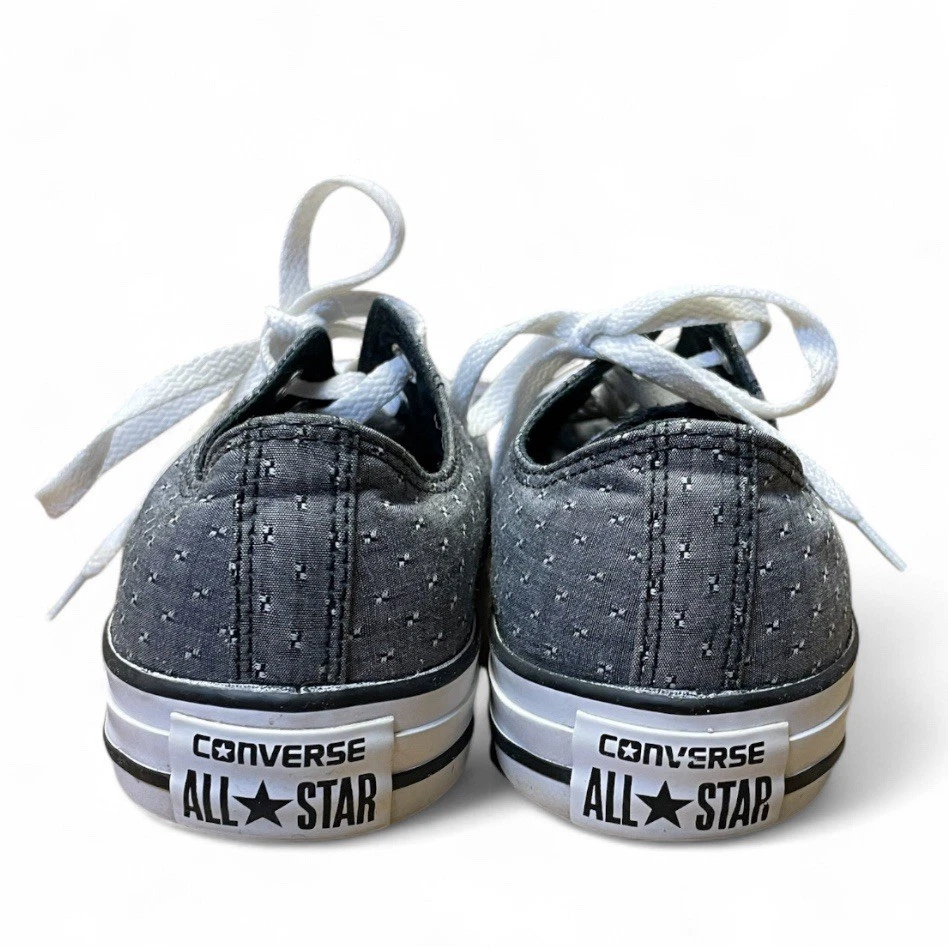 Converse All Star Chuck Taylor Women's Size 10 Shoes Gray White Low Top Sneakers - Image 4 of 4