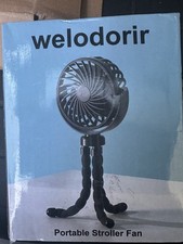 Portable Multi- Scene Use Stroller Fan, Flexible Tripod- Clip On Portable - NIB