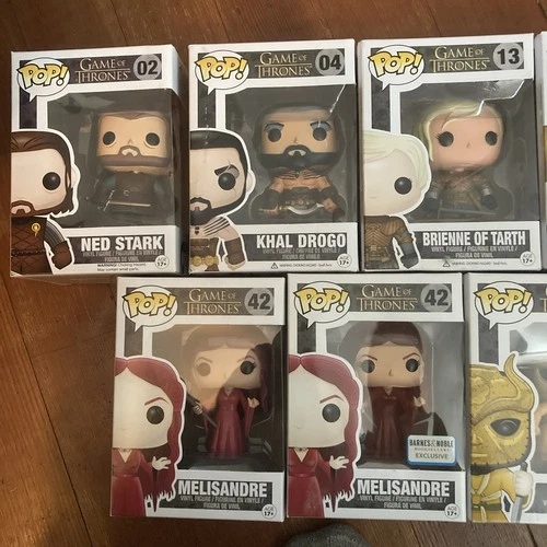 Lot Of Game Of Thrones Funko POP Vinyl Figures 19 Total