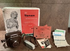 VTG Tenax Zeiss Ikon Camera 50MM F2.8 Lens and Ikoblitz-Original Box/Papers-Rare
