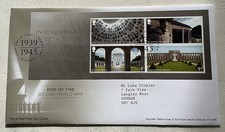 GB QEII 2020 End Of The Second World War Minisheet RM FDC London SW1 SHS