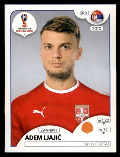 Panini World Cup 2018 Sticker Adem Ljajić Serbia No. 426 - Picture 1 of 2