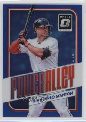 2016 Panini Donruss Optic Power Alley Blue 77/149 Giancarlo Stanton #PA6 0a7