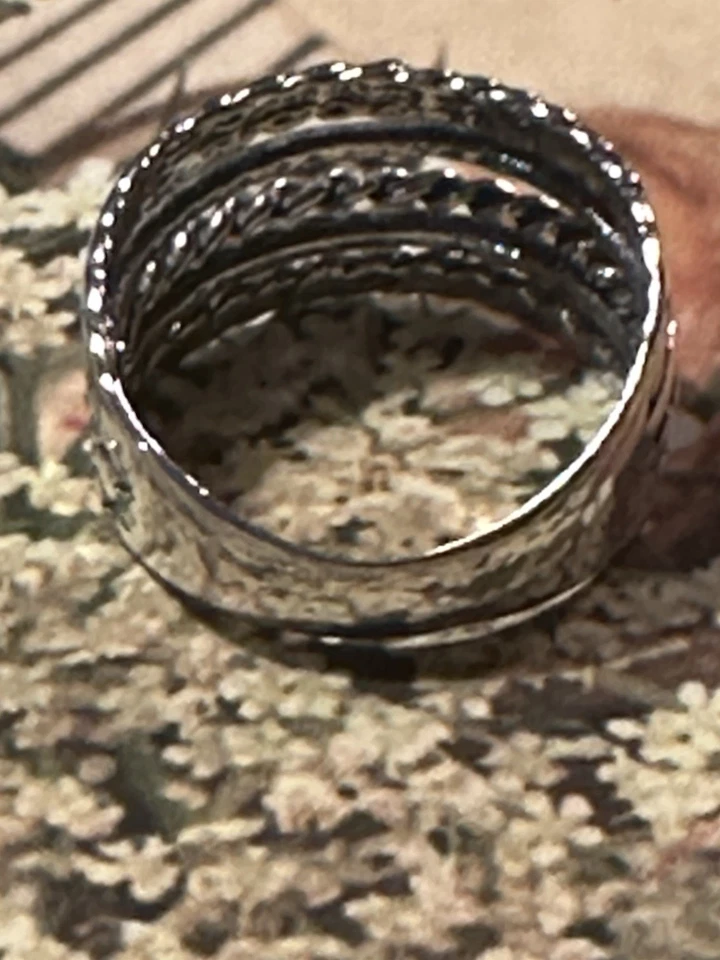 Silpada .925 Sterling Silver Up To Her Ring R7124 Size: 10--NEW - Image 2 of 4