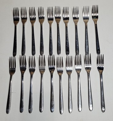 Lot of 20 Lufthansa stainless forks