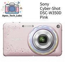 Sony Cyber-Shot DSC-W350D Digital Camera 14.1MP 4x Optical Zoom Sakura Pink