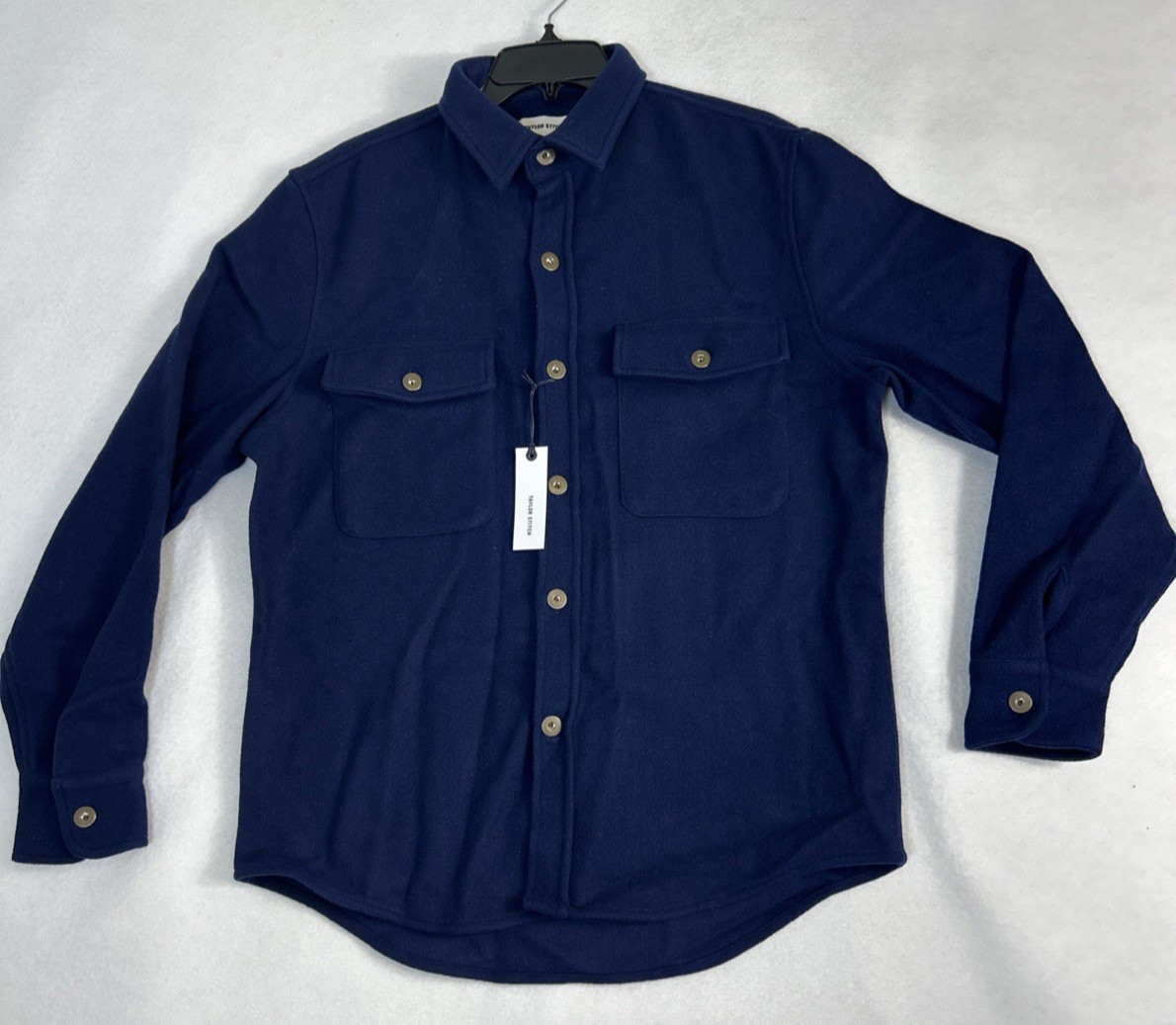 Taylor Stitch | Explorer Shirt | Navy | Boiled Wool | M/40 | MSRP $148