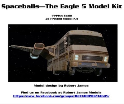 Spaceballs Eagle 5 Resin Modellbausatz Maßstab 1:144 RJ Models