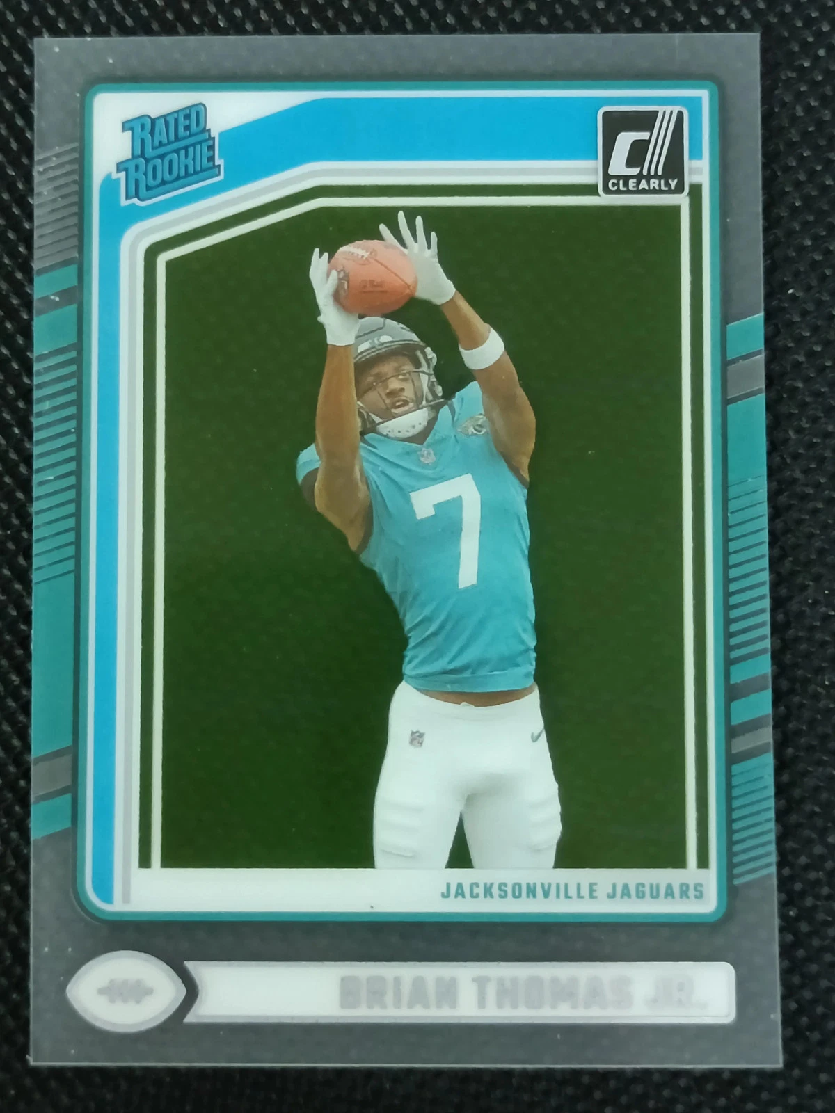 2024 Panini Clearly Donruss Rated Rookie RC #64 Brian Thomas Jr. Jaguars -GL12