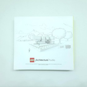 Lego Architecture Studio BOOK ONLY 2014 Paperback - Preowned (21050)