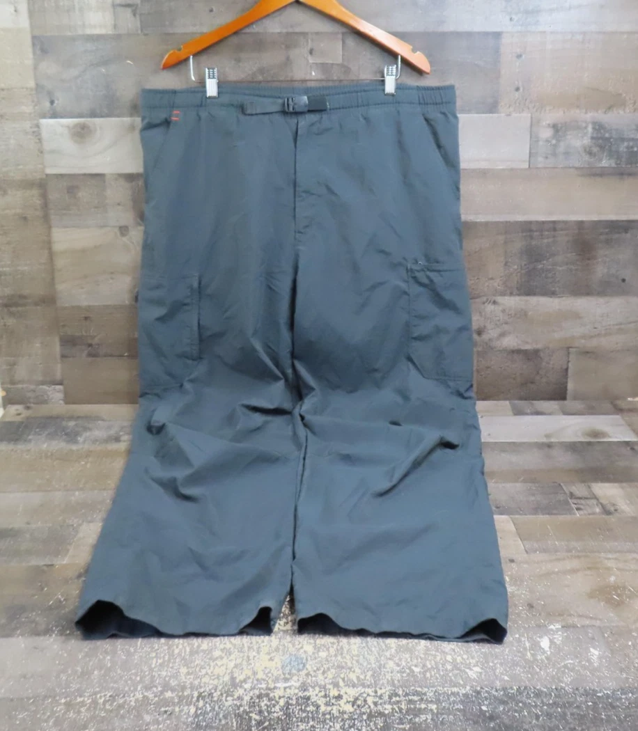 Nike ACG Rain Pants Mens XL Gray All Conditions Gear Hiking Outdoor Belted 40x32