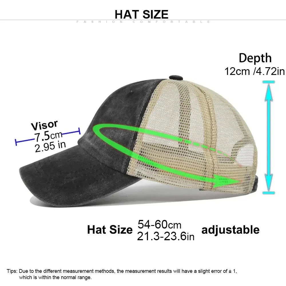 Walmart Logo Printed Black Hat Trucker Cap Adjustable