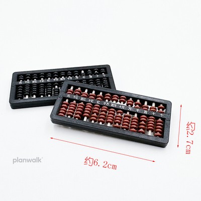 Dollhouse Miniatures 1/6 Scale Accessories Abacus Old Vintage Chinese Calculator