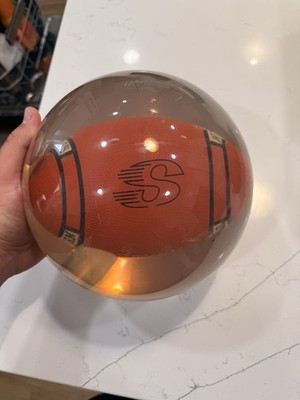 Storm Clear Ball 15lb Clear/Orange Polyester Ten-Pin Bowling Ball, Drilled