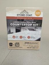 Stone Coat Countertops Carrara Marble Epoxy DIY Resin Kit 20 sq ft Gloss Finish