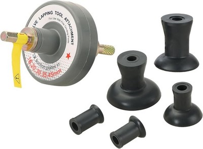 Valve Lapping Tool Kit Attachment with 5 Suction Plates for Small Engine Grind