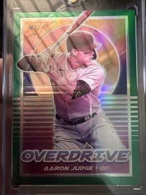 2021 Panini Chronicles Overdrive Aaron Judge #18 Green /75