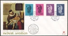 Colonies D24 Netherlands Antilles CURACAO 1967 FDC 4v Culture