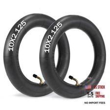 2 Pack 10x2 Replacement Inner Tube with 45 Valve 10x2.125 10X2.125 Inner Tube