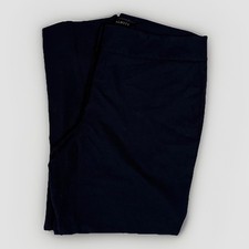 Talbots Heritage Pants Womens 8 Navy Blue Stretch Straight Leg Traditional Fit