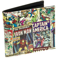 Marvel Comics Wallet Mens Wallets Leather Bifold Superhero Comic Book Print Marvel Comics Wallet Mens Wallets Leather Bifold Superhero Comic Book Print