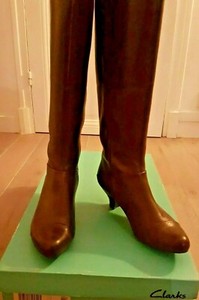 Superbes bottes CLARKS cuir marron P38 NEUVES - Val 200 € | eBay