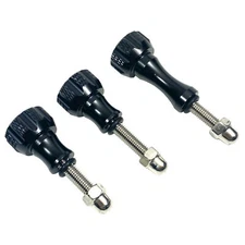 Non-OEM 3PC CNC Aluminum Thumb Knob Bolt Nut Screw Kit For All GoPro Hero