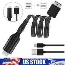 For Sony PS1/ PS2 to HDMI Adapter Game Console Audio Video Converter Cable Cord 