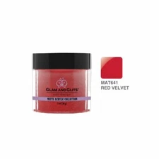 Glam And Glits Matte Acrylic Powder MAT641 - Red Velvet 1 oz