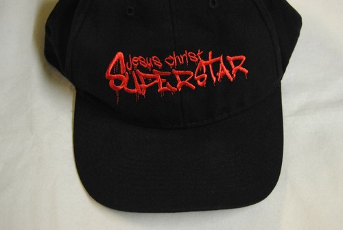 Jésus Christ Superstar Brodé Rouge Logo Casquette Baseball Neuf Official Rare - Picture 4 of 6