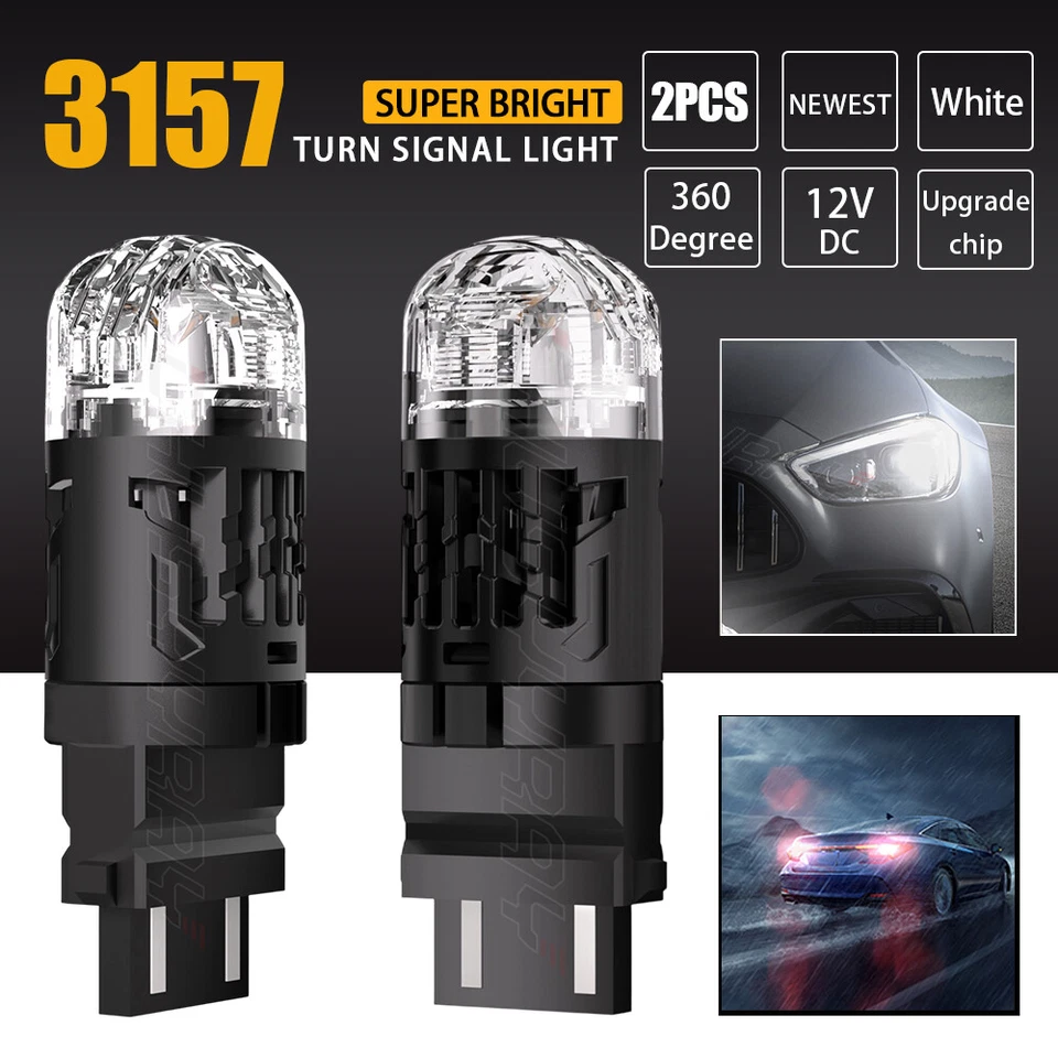 Para Chevrolet C1500 3157 1988-1998 Blanco LED Retroceso Retroceso Bombillas de 2 Foto 2 de 4