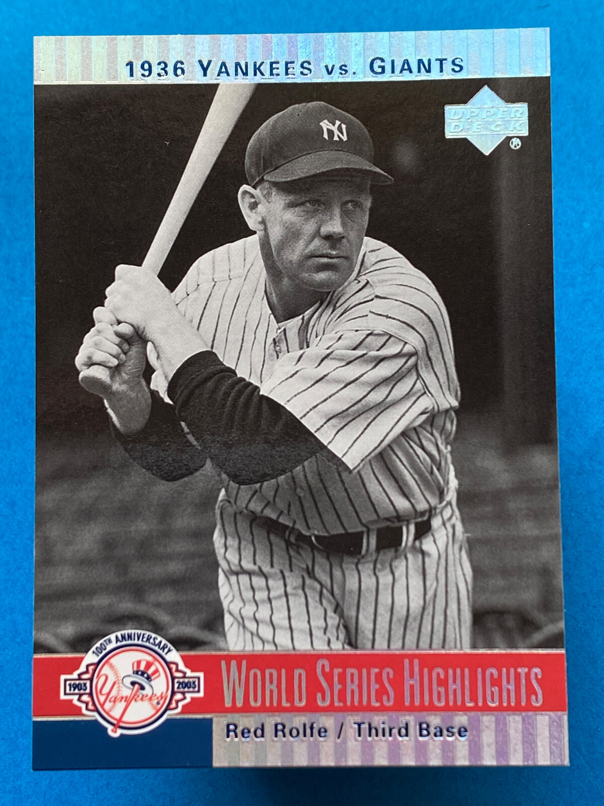 Red Rolfe 2003 Upper Deck New York Yankees 100th Anniversary #5