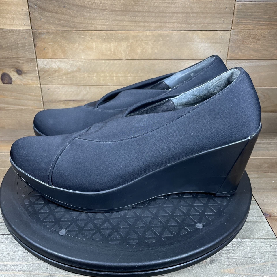 NAOT Lucente Women's 10 by Black Stretch Fabric Pump Heels Size 41 USA - Image 3 of 4