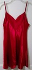 DELICATES WOMENS RED ROSE Lingerie Satin FLORAL Nightgown Slip NIGHTIE MEDIUM LN — photo 4