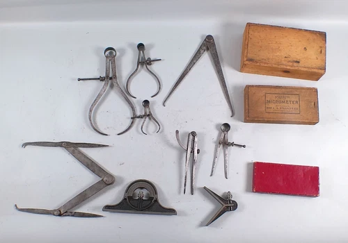 Huge 12pc Lot Starrett Milling Machinist Measuring Tools Calipers,Micrometers++