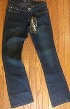 YOM YOM 30x31 Blue Denim Women's Jeans Size 1 Cotton Blend New NWT 413