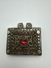 Vintage handmade Afghan Kuchi pendant Tribal jewelry piece