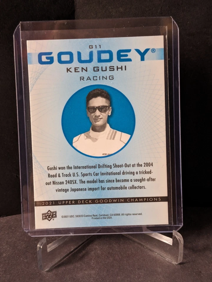 2021 Upper Deck Goodwin Champions Goudey Platinum Blue #G11 Ken Gushi - Image 2 of 2