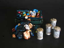 Painted Modern Trash Set Zombie Apocalyptic Fallout Scatter Terrain