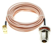 N Female to SMA Male Right Angle 90  Connector RF Jumper Pigtail Lot RG316 Cable