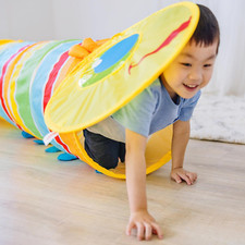 Sunny Patch Giddy Buggy Crawl-Through Tunnel - Indoor Outdoor Developmental A...