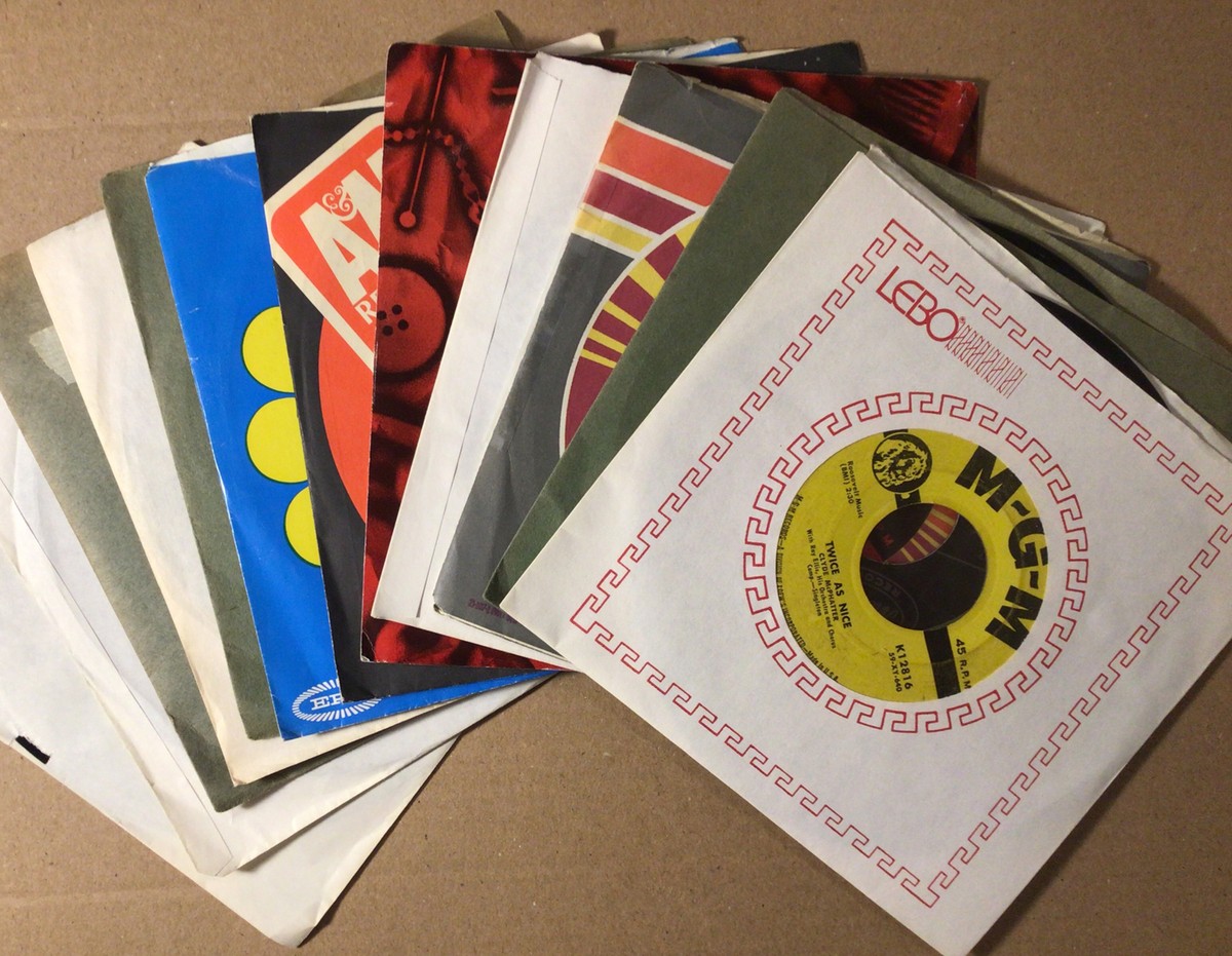 Clyde McPhatter, The Drifters, 45 Record Vinyls, 12 Disc Lot, Drip