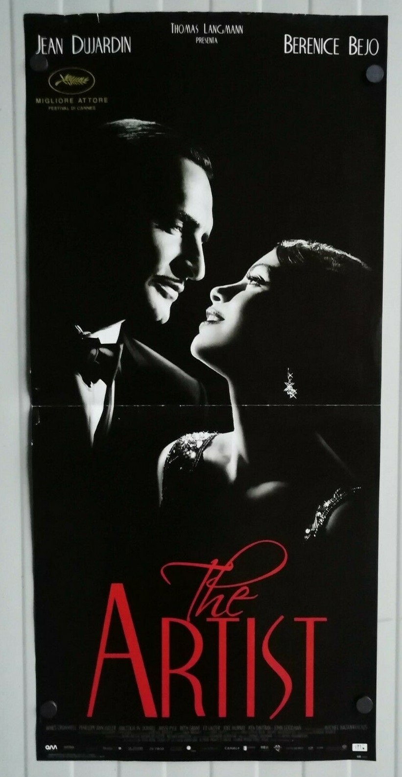 Locandina originale film The Artist (2012) - Regia di Michel Hazanavicius
