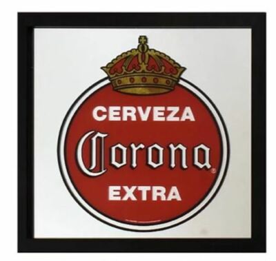 US Spiegel - Cerveza Corona Extra ca. 30 x 30 cm - La Cerveza mas fina !