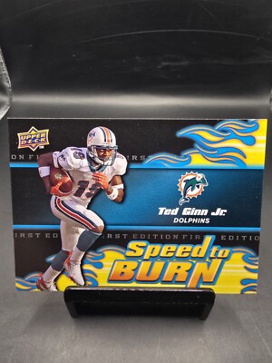 2009 Upper Deck First Edition Speed to Burn Ted Ginn Jr #SB-7 - Miami Dolphins 
